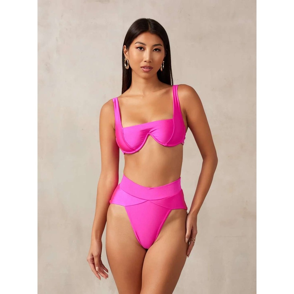 MBM Swim Aspire Bikini Bottom Magenta Large New With Tags